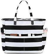 Waterproof Beach Tote Pool Bags for Women Ladies Extra Large Gym Tote Carry On Bag With Wet Compa...