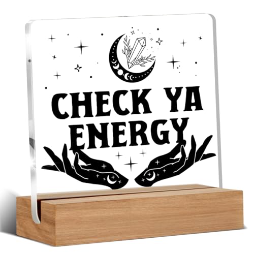 Witchy Gifts for Women Men, Spiritual Witch Gifts, Check Ya