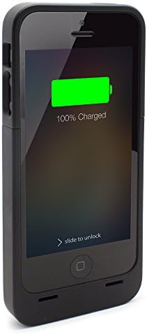 Lenmar MFI Apple Approved Meridian iPhone 5, iPhone 5s Rechargeable Extended Battery Case for iPhone 5, iPhone 5s - AT&T, Sprint, Verizon - Red - 100% Additional Battery Life (2300mAh)