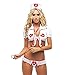 Produktbild SuperSU Damen Frauen Lingerie Dessous-Sets Babydolls Pflegeuniformen Krankenschwester Kostüm Nurse Uniforms Versuchung Cosplay Rollenspiele Pflegeuniformen