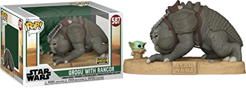 Funko Star Wars: The Book Of Boba Fett Super Sized Jumbo Pop! Vinyl Figurine Grogu With Rancor 25 Cm