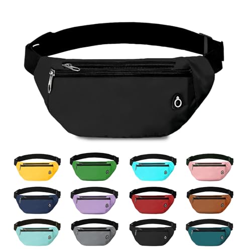 Rosoz Bauchtasche, Gürteltasche Damen Bauchtasche Herren Geschenke Sport Hüfttaschen für Outdoor Reise Laufen Fahrrad