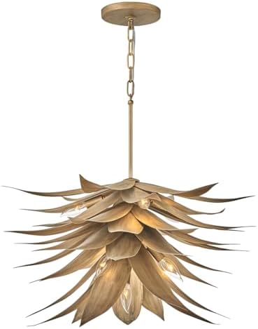 Fredrick Ramond Agave Large Single Tier Pendant, Burnished Gold