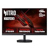 Acer Nitro KG272X1 Gaming Monitor 27 Inch (69 cm Screen) Full HD, IPS, 200Hz, 1ms/0.5ms (GTG, Min.), 2xDP 1.4, 2xHDMI 2.0, FreeSync Premium