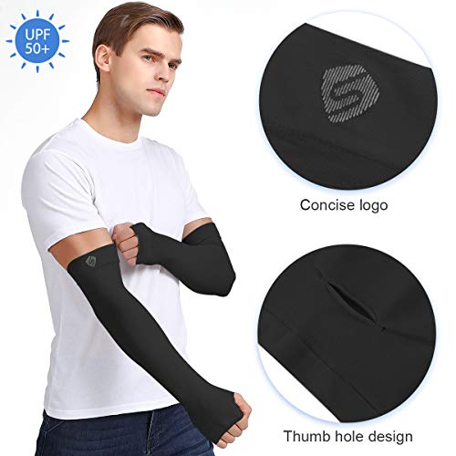 Shinymod Uv Protection Arm Sleeves Running Cycling Cooling Long Cover Sleeves #TOP1