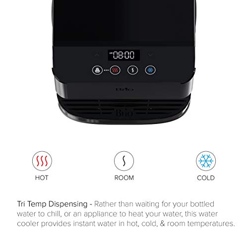 Image of Brio Moderna Self-Cleaning Bottleless Countertop Water Cooler Dispenser - with 3-Stage Water Filter and Installation Kit, Tri Temp Dispense, and LED Night Light - UL /Energy Star Approved