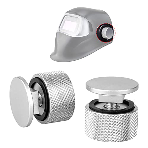 3mirrors Welding Hood (Pipeliner) Helmet Fasteners Silver Headgear Replacement Parts Accessories Screws Flip Hood Aluminum - Anodized w/Silicone Washer Non-slip 1 Pair 3mirrors Welding Hood (Pipeliner) Helmet Fasteners Silver Headgear Replacement Parts Accessories Screws Flip Hood Aluminum - Anodized w/Silicone Washer Non-slip 1 Pair