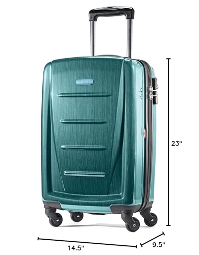 Image of Samsonite Winfield 2 Hardside Luggage with Spinner Wheels, Carry-On 20-Inch, Cactus Green