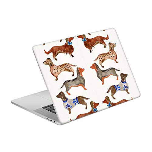 Autocollant peau MacBook Pro 16 A2141 couverture vinyle animaux teckels Cat Coquillette