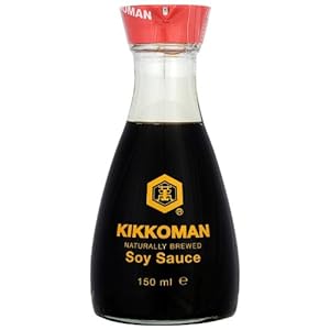 Kikkoman Natuurlijk gebrouwen sojasaus 150 ml (Pack van 4)