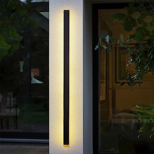 LED ���O�����O�K�[�f���E�H�[�����C�g ���_�� �E�H�[���z���C�g 3000K IP65 �h�� �A�N�������^���E�H�[�������v ���O�Ɩ� �p�e�B�I �K���[�W �K�i �Ǒ��� �u���b�N(120CM 48W)
