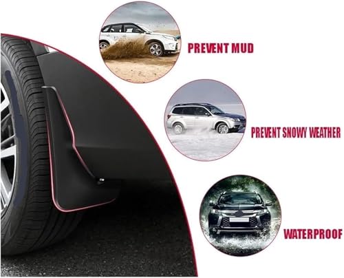 Guardabarros para camioneta Dodge Ram que evitan impactos de piedras y manchas de barro 6