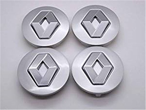 Renault 57 mm Alloy Wheel Centre Caps Hub Emblema Covers Badges/Buje Tapa Llanta Tapa Buje tapas...