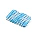 Produktbild LJSLYJ Home Seife Box Silikon Flexible Seifenschale Platte Badezimmer Seifenhalter (Blau)