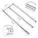 Hisencn Grill Parts Replacement for Weber Spirit E310, Spirit 700, Genesis Silver/Platinum B C, Weber 900 (with Side Control Knobs), 7508 Stainless Steel Burner 28 1/8