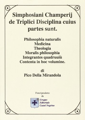 Portada de Simphosiani champerij de triplici disciplina cuius partes
