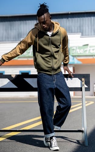 Hoodies for Men Zip Up Hoodie Drawstring Casual Long Sleeve Pocket Hooded Sweatshirts3