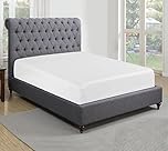 Sapphire collection 200 Thread Count 100% Egyptian Cotton Fitted Sheet (Super King, White)