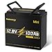 12V 100Ah Mini LiFePO4 Battery, Built-in 100A BMS, Up to 15000 Cycles & 10-Year Lifespan, Compact Size Smaller Than Group 24 & 31, Ideal for RV, Marine, Solar, Camping, Off-Grid, Home Energy (1Pack)