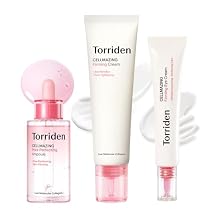 Torriden CELLMAZING Pore Perfecting Ampoule 1.01 fl.oz. + CELLMAZING Firming Cream 2.02 fl.oz. + CELLMAZING Firming Eye Cream 1.01 fl.oz | Improving Skin Elasticity | 5D Collagen Complex