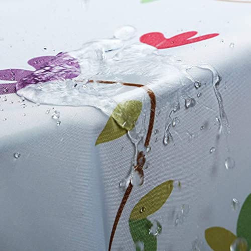 Rideau de douche en polyester imperméable et lavable large pour baignoire - 3