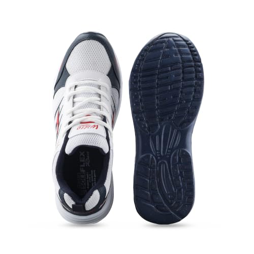 Image of ASIAN Wonder-21 Men's Running Shoes | Lace-Up Shoes with Lightweight Mesh Upper | Cushioned Comfort & Durable Grip for Daily Use