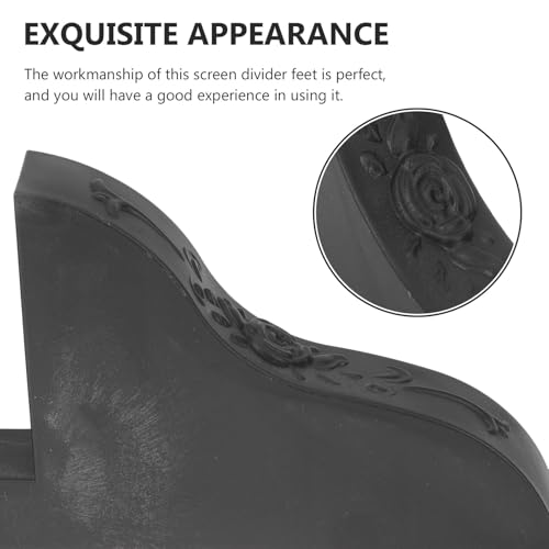 Pieds de séparation robustes pour fixer et déplacer un paravent - 5