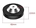 Tertullus 4 Pcs Speaker Spike Floor Protectors Silver, High End HiFi Spikes Pads Absorbers Protection Vibration Absorbers Pads Damper Washers for Spikes (49x13mm, Washer)