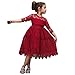Produktbild Allence Kinder Kleider, Kleinkind Kinder Schöne Baby Mädchen Spitze Blume Prinzessin Tüll Party Pageant Kleider Kleidung 2T-6T Kinder Ärmel Kleid Spitze Geburtstagskleider (140, Rot)