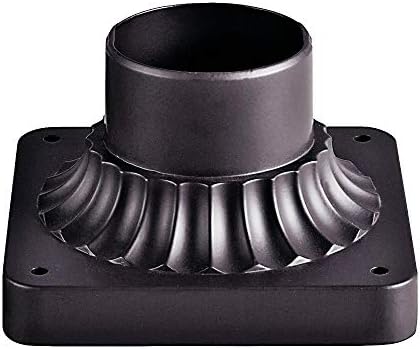 Kichler 9592AZ Accessory Pedestal Mount, Architectural Bronze, 12-Inch image 4