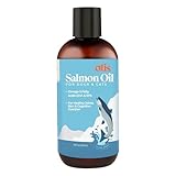 O.T.I.S Salmon Oil All-Natural Supplement for Dogs & Cats – 8 fl oz – Omega-3 DHA & EPA Fatty Acids – Supports Healthy Joints, Skin & Cognitive Function