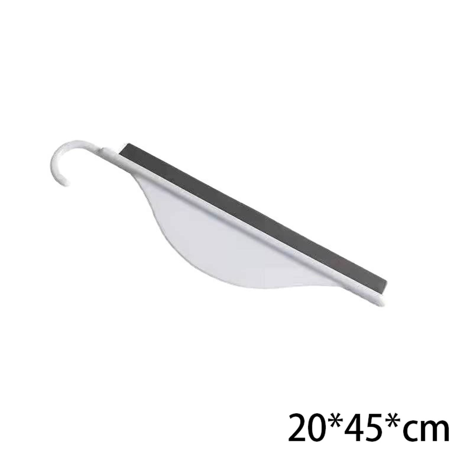 Rasquetas para Ducha, Escobilla de Ducha Doble Cara Blanco Gris 20x45cm Diseño Colgante