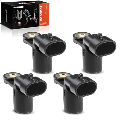 A-Premium ABS Wheel Speed Sensor Compatible with Jaguar Models - Vanden Plas/XJ8/XJR 1998-2003, XK8 1997-2002, XKR 2000-2002 - Front & Rear, Driver and Passenger Side, 4-PC Set