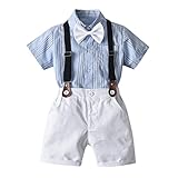 Tamaño Múltiple: 3 pcs set suit formal para niños es disponible en 6 tallas: 12-18 meses, 18-24 meses, 2-3 años, 3-4 años, 4-5 años, 5-6 años, consulte la tabla de tallas para obtener más detalles.