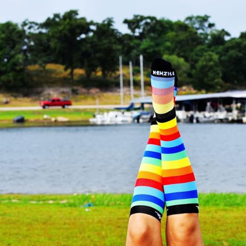 Image of NEWZILL Compression Socks for Women & Men, 20-30 mmHg for Sports & Travel