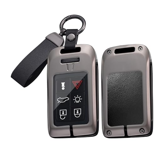 [SANRILY] �{���{������ �X�}�[�g�L�[�P�[�X �L�[�z���_�[ �L�[�ی� VOLVO V40 V60 XC60 S80 S60L���ɓK�p �N���[�W�z�[�X���U�[ �ԗp �L�[�`�F�[�� �����ɂ� ���� �� �h�~ �u���b�N