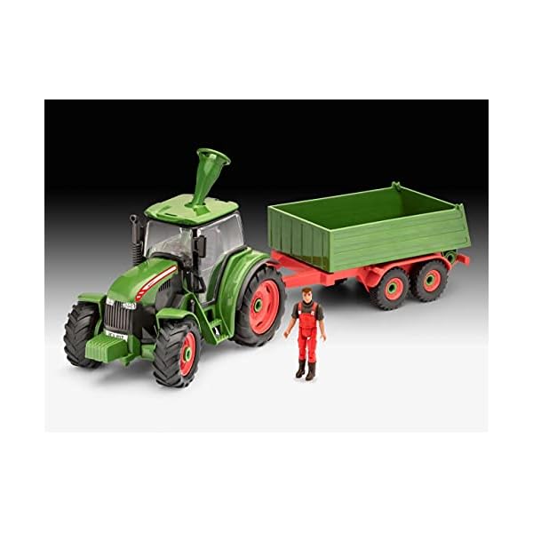 Revell Revell_00817 817 Junior Kit-Traktor mit Anhänger und Spielfigur 4 der Bausatz mit dem Schraubsystem für Kinder ab… – Bild 4