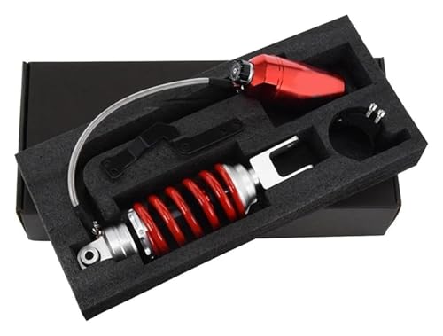 Amortisseur moto 265mm réglable azote rouge pour Kawasaki et customisation