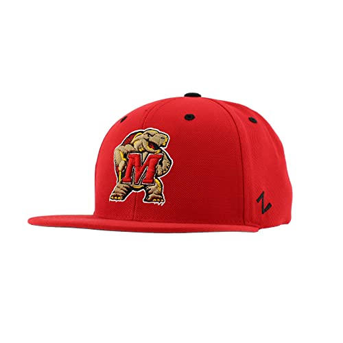 Maryland Terrapins NCAA Officially Licensed Snapback Hat Flat Brim Z11