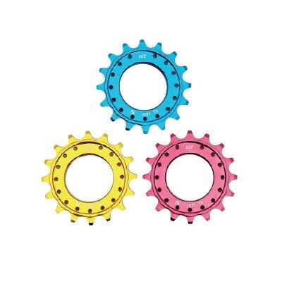 crops(クロップス) B-W アルミFIXEDシングルギア 19T RD レッド 19T