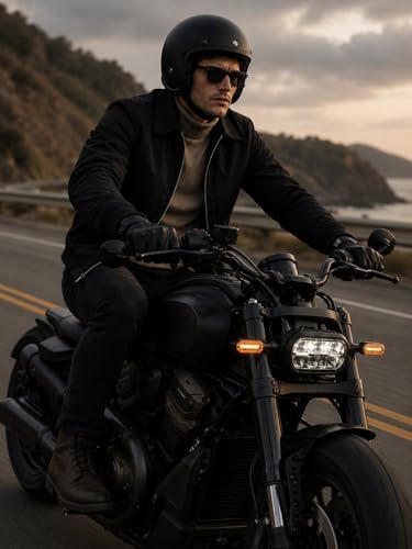 Buy Blaq Ash Men's PU Leather Bomber Jacket with Removable Hood, Soft Matte Sheen Finish, Casual Biker Winter Jacket, Black, Olive Green (IN, Alpha, M, Black) at Amazon.in - Image 7