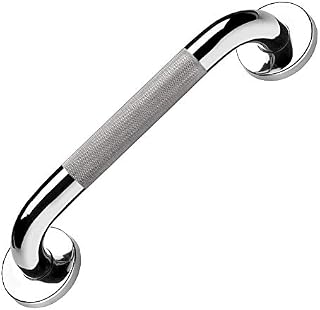 Abimars 12inch/300 mm Bath Grab Bar with Anti-Slip Grip, Sturdy Stainless Steel Shower Safety Handle for Bathtub,Toilet, Bathroom,Kitchen,Stairway Handrail,Come with Mounted Screws