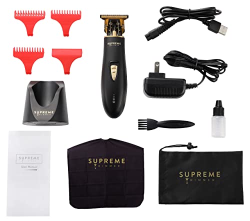 Supreme Trimmer Hair Trimmer St5220 Beard Trimmer For Men Professional Barber Liner Cordless Hair Clippers – Black T-Shaper Li #TOP2