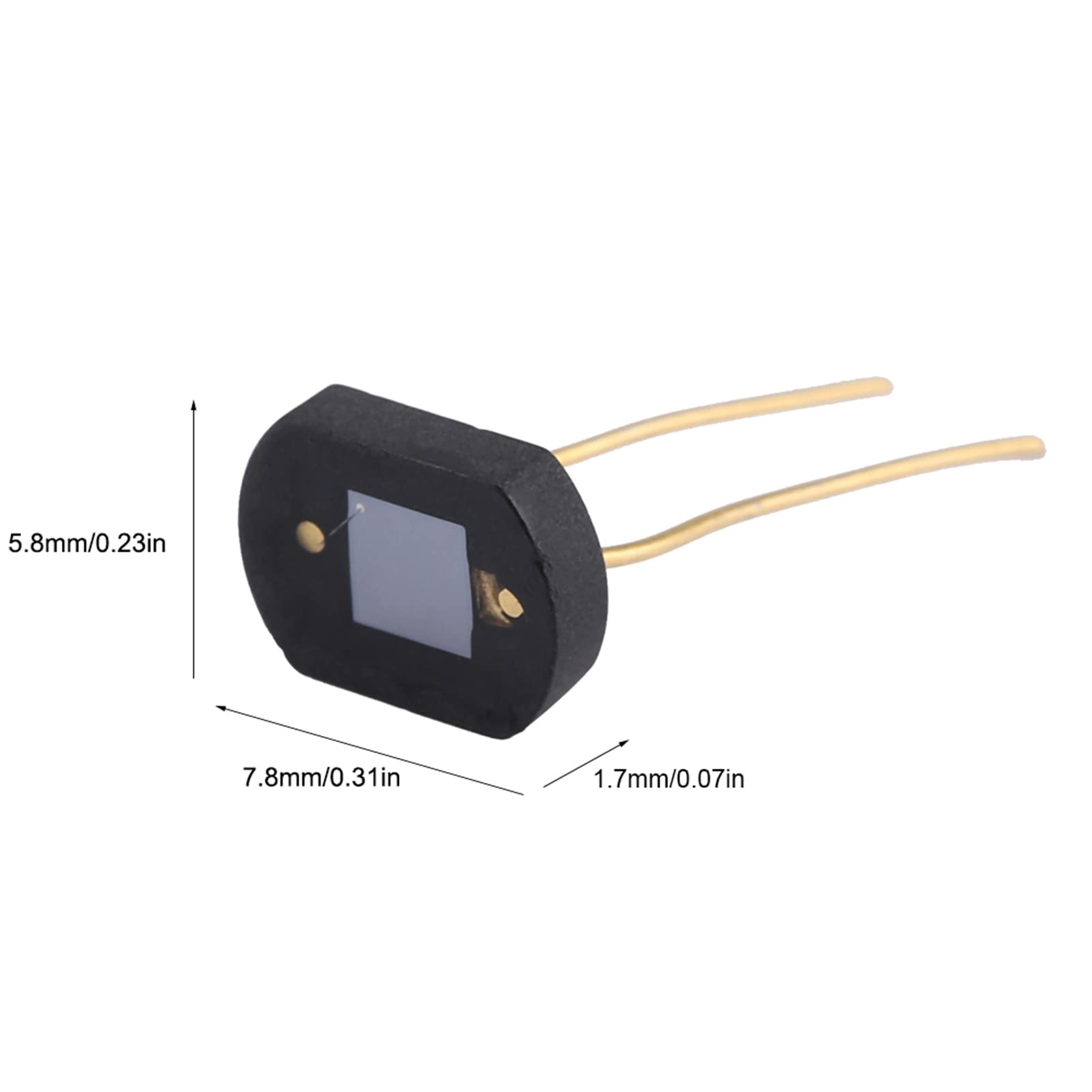 MS5010, Magnetic Sensor, rectang, R: 60mm w/M4.0; 10-30VDC, 5kHz PNP NO, M8 Conn