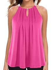 Hot Pink– Silver Beads