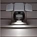 Beams 4100 Lumen 3-Head Outdoor Motion Sensing LED Security Light with Cascading Wall Wash, 1-Pack, Bronze