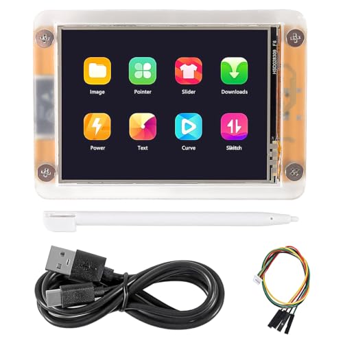 2.8″ inch ESP32 Display, ESP32-32E WiFi+BT Dual-core TFT Module with Acrylic Case, ESP32 Development Board ILI9341 Driver 240X320 Smart LCD Display Screen for IoT Projects