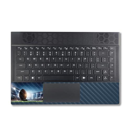 Image of MightySkins Carbon Fiber Skin Compatible with Alienware X14 R2 (2023) Full Wrap Kit - Big Game | Protective, Durable Textured Carbon Fiber Finish | Easy to Apply & Change Styles | Made in The USA
