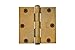 Emtek 9200 Steel Hinges (Pair) - HD - Square Corners - 3 1/2