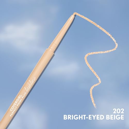 CoverGirl Perfect Point Plus Lashline, Bright-Eyed Beige, Micro Eye Pencil, Ultra-Precise 1.5 Millimeter Tip, Creamy Gel Formula, Clean & Vegan, Talc-Free, Waterproof, 0.002oz - image 2